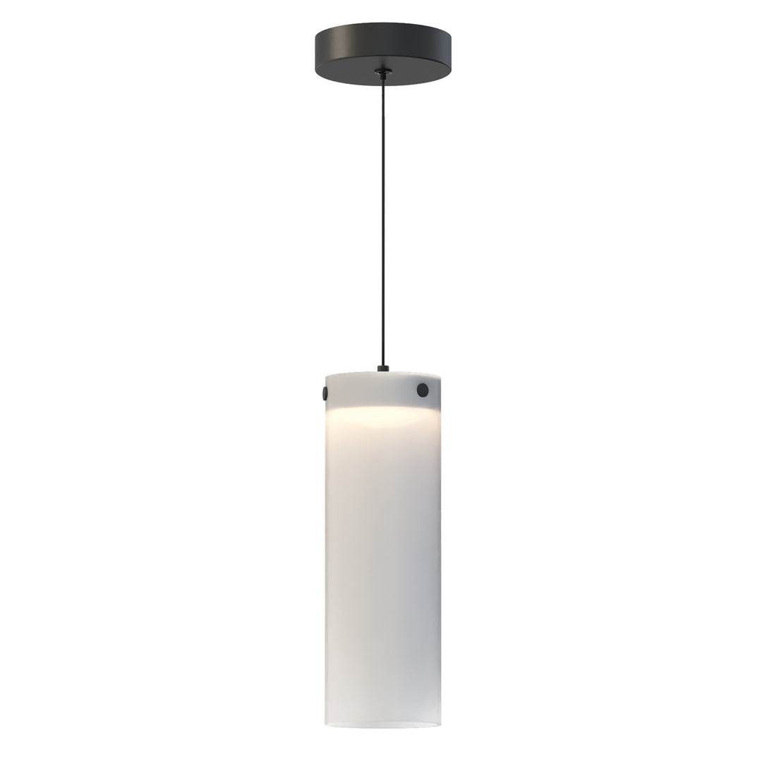 Highball - LED Pendant in Frosted Black by ET2 Lighting