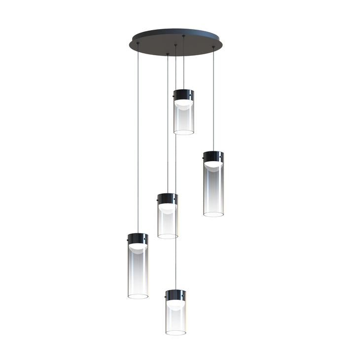 Highball - LED Pendant in Smoke by ET2 Lighting