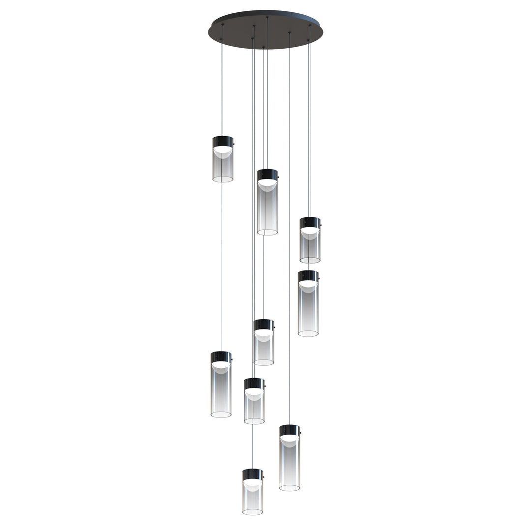 Highball - LED Pendant in Smoke by ET2 Lighting