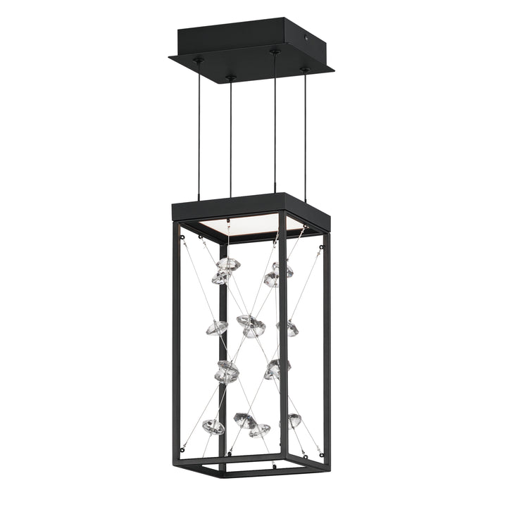 Entanglement - LED Pendant in Black by ET2 Lighting