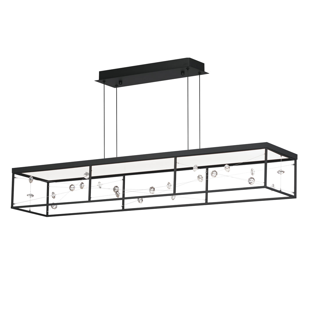 Entanglement - LED Pendant in Black by ET2 Lighting