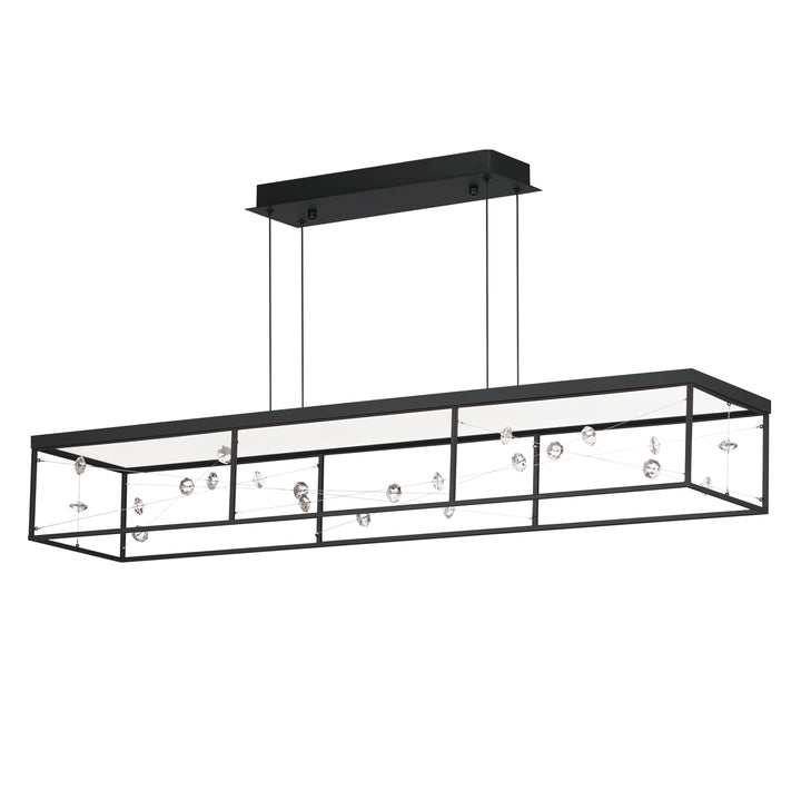 Entanglement - LED Pendant in Black by ET2 Lighting