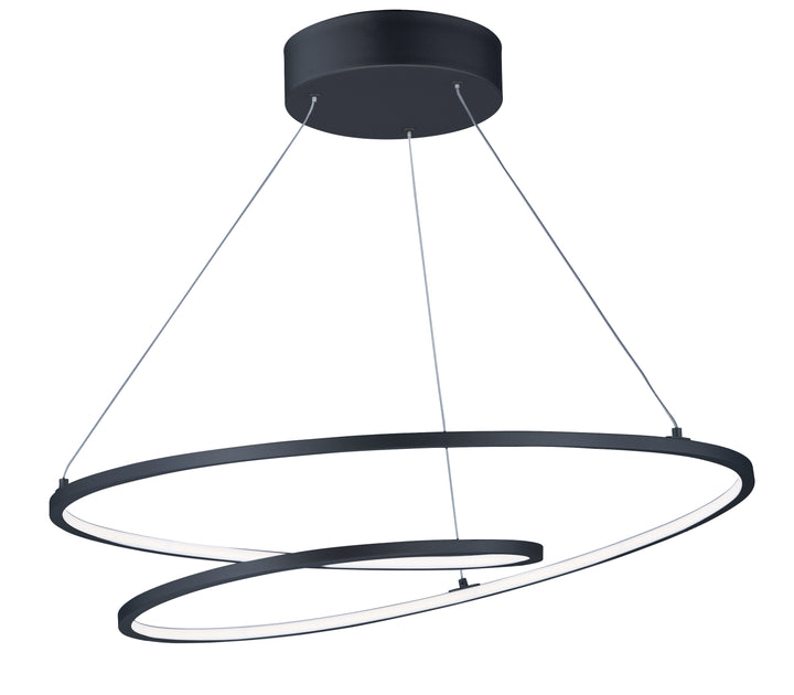 Cycle - LED Pendant in Black by ET2 Lighting