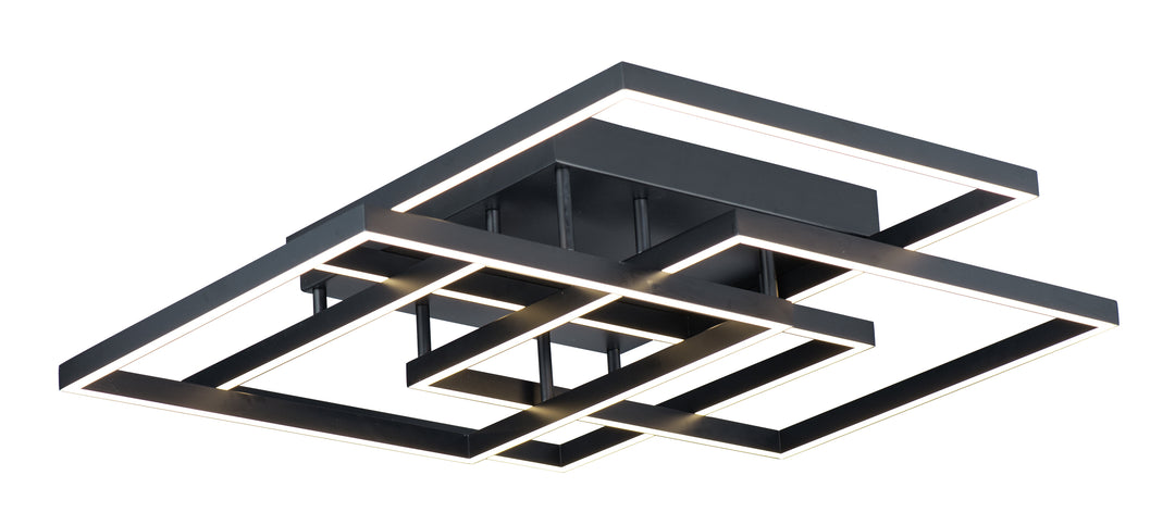 Traverse - LED Flush/Wall Mount in Black by ET2 Lighting
