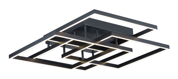 Traverse - LED Flush/Wall Mount in Black by ET2 Lighting