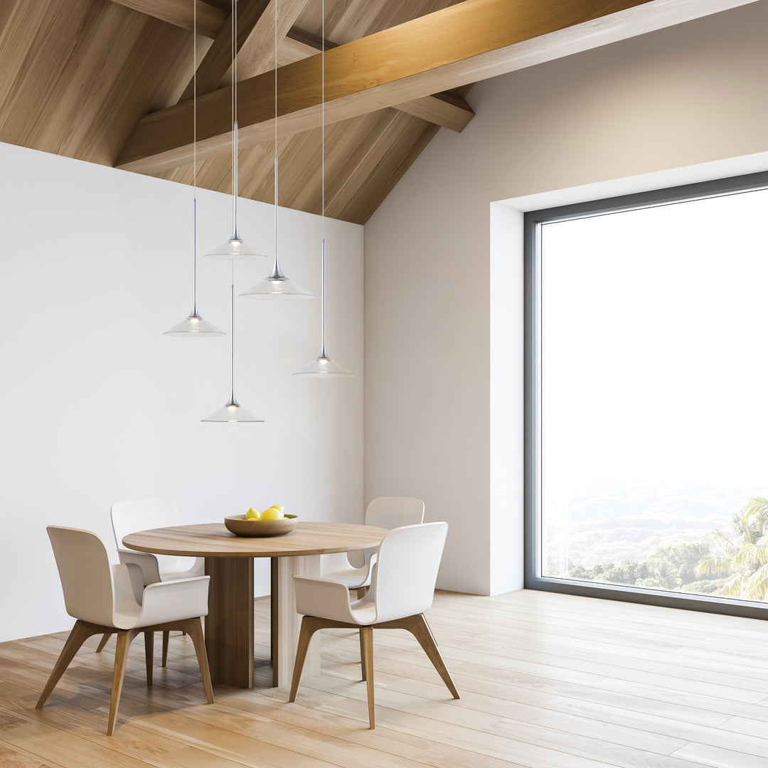 Cono - LED 5 Light Pendant by ET2 Lighting - view 5