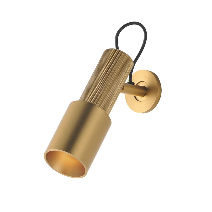 Handler - Indoor LED Spot Light in Natural Aged Brass by ET2 Lighting
