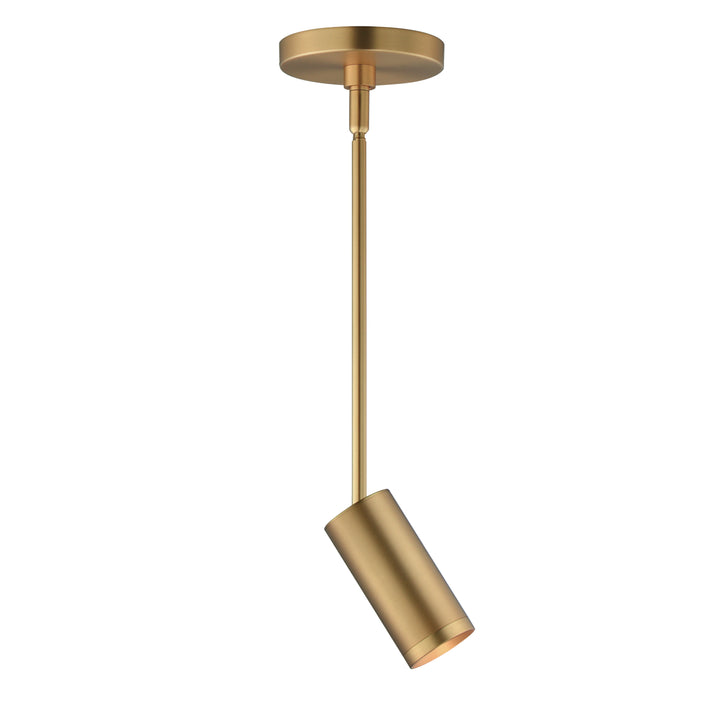 Pullman - 1-Light LED Pendant in Natural Aged Brass by ET2 Lighting