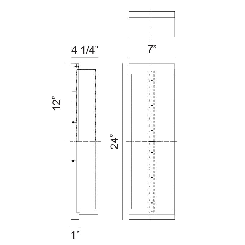 Luce - LED 1 Light Outdoor Wall Light