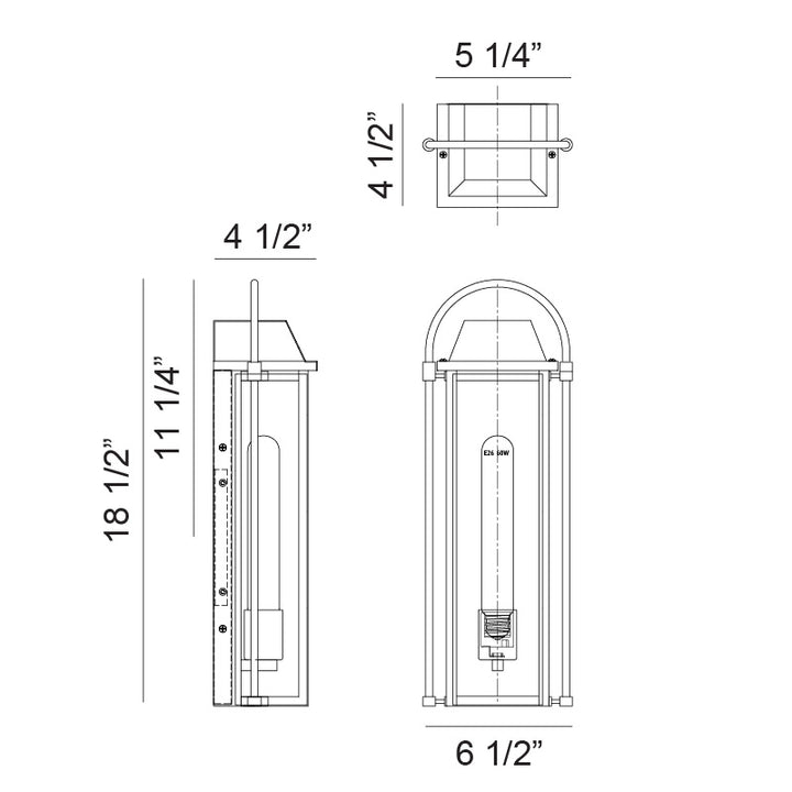 Dew - Outdoor Wall Light