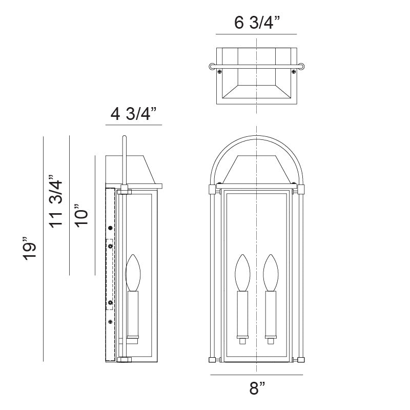 Dew - Outdoor Wall Light