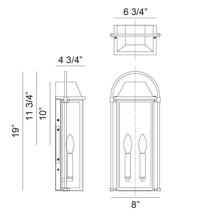 Dew - Outdoor Wall Light