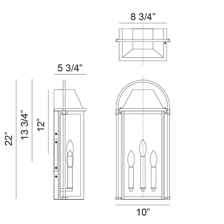 Dew - Outdoor Wall Light