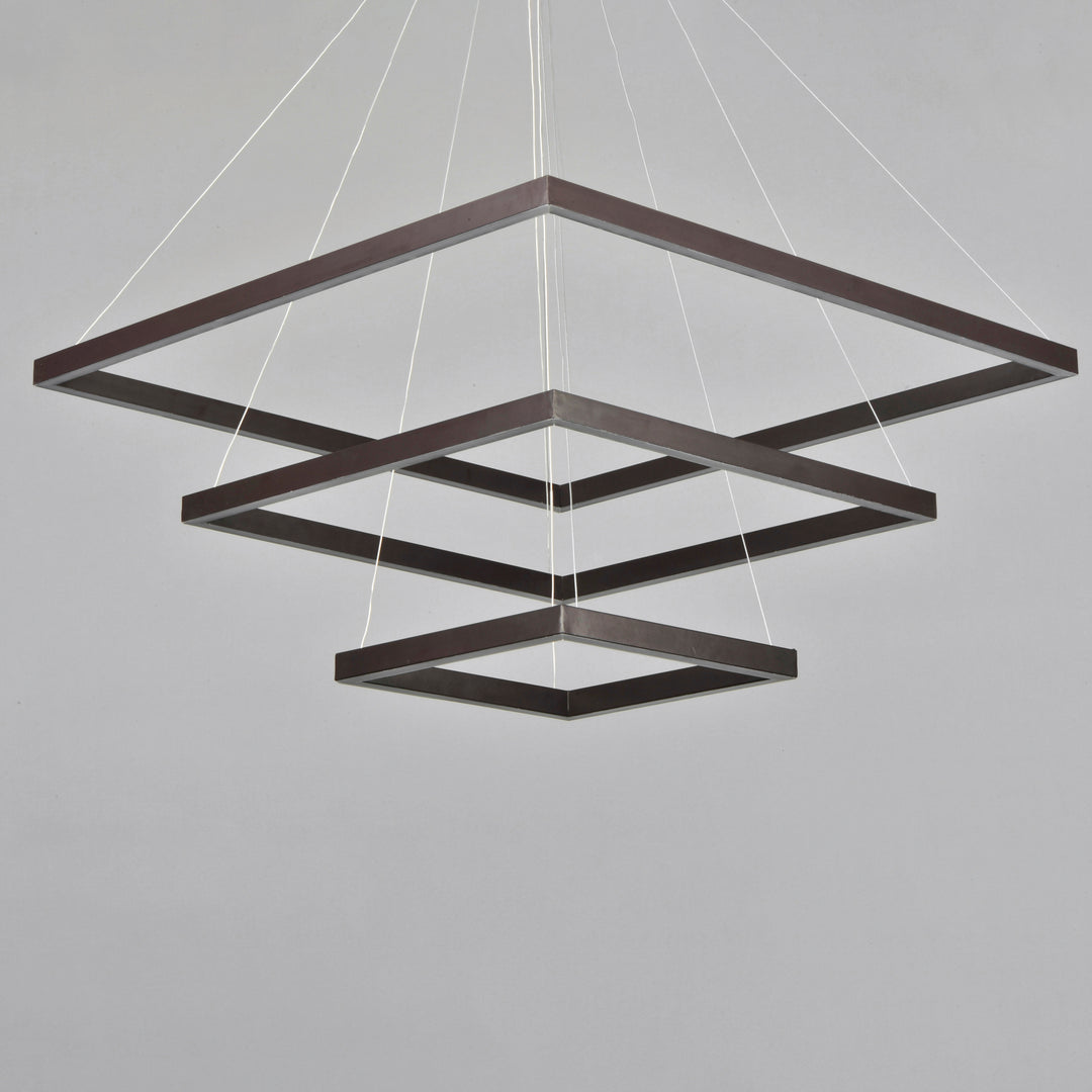 Quad - 3 Tier LED Chandelier