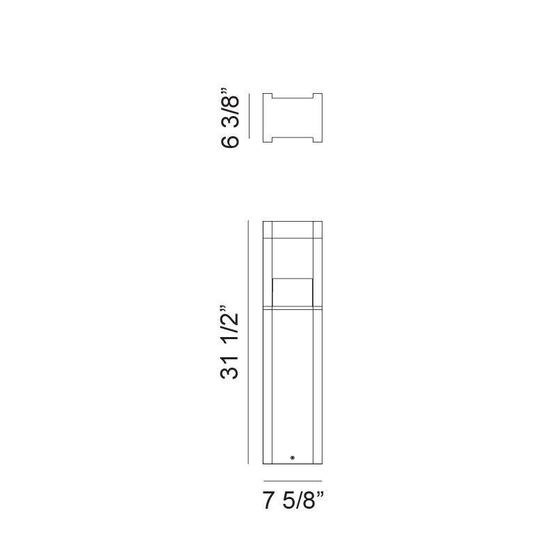 Vortex - LED 1 Light Outdoor Wall Light