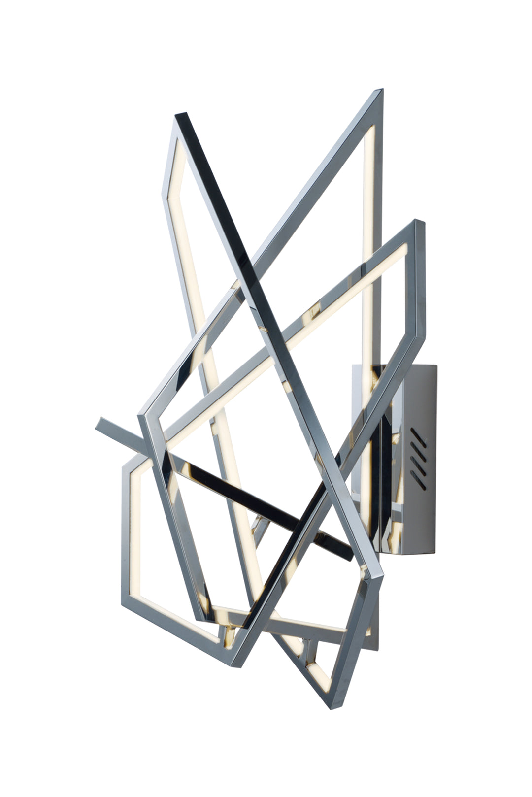 Trapezoid - LED Wall Sconce in Polished Chrome by ET2 Lighting