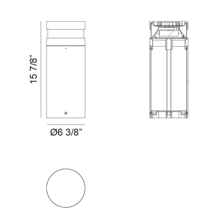 Cremini - LED 1 Light Outdoor Wall Light