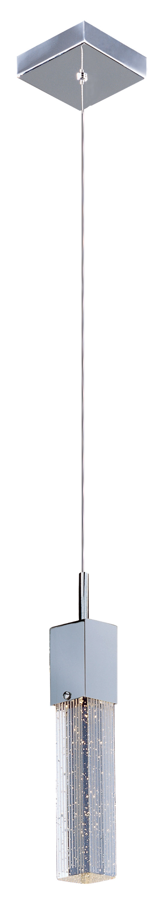 Fizz III - LED Pendant in Polished Chrome by ET2 Lighting