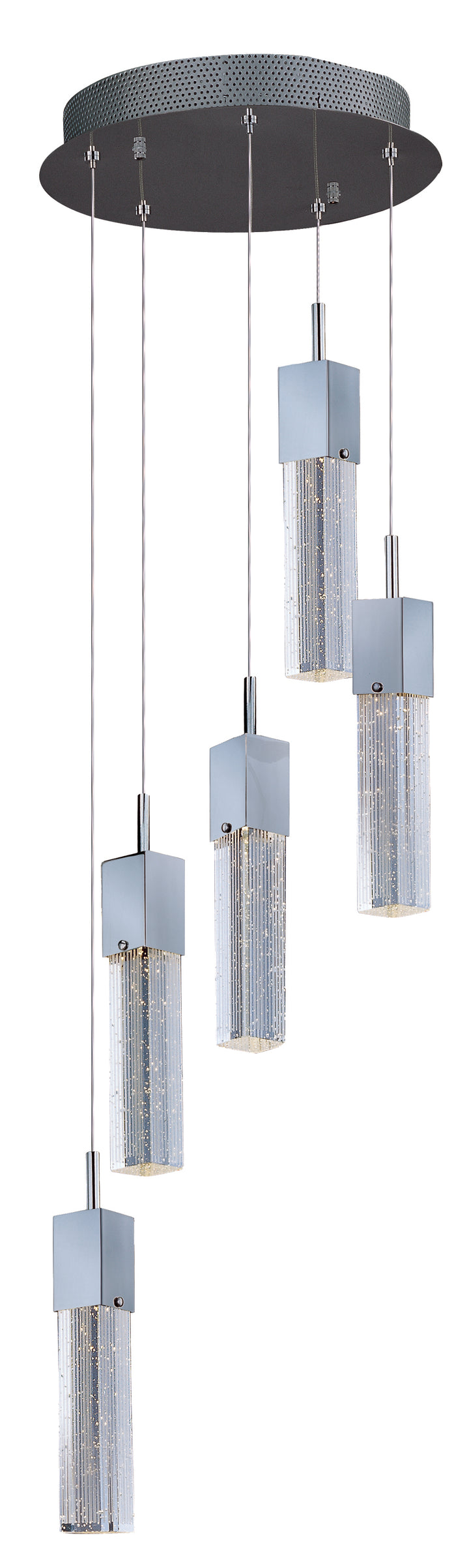 Fizz III - LED Pendant in Polished Chrome by ET2 Lighting