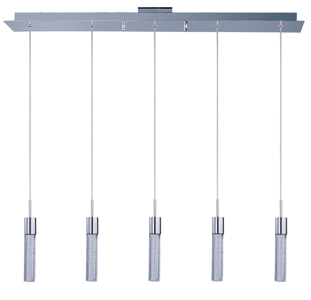 Fizz IV - LED Pendant in Polished Chrome by ET2 Lighting