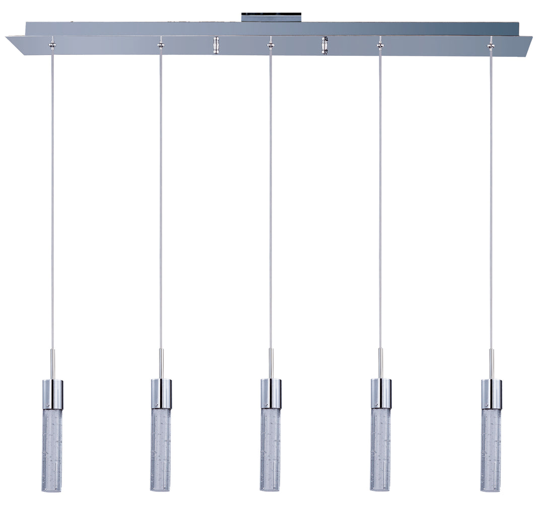 Fizz IV - LED Pendant in Polished Chrome by ET2 Lighting
