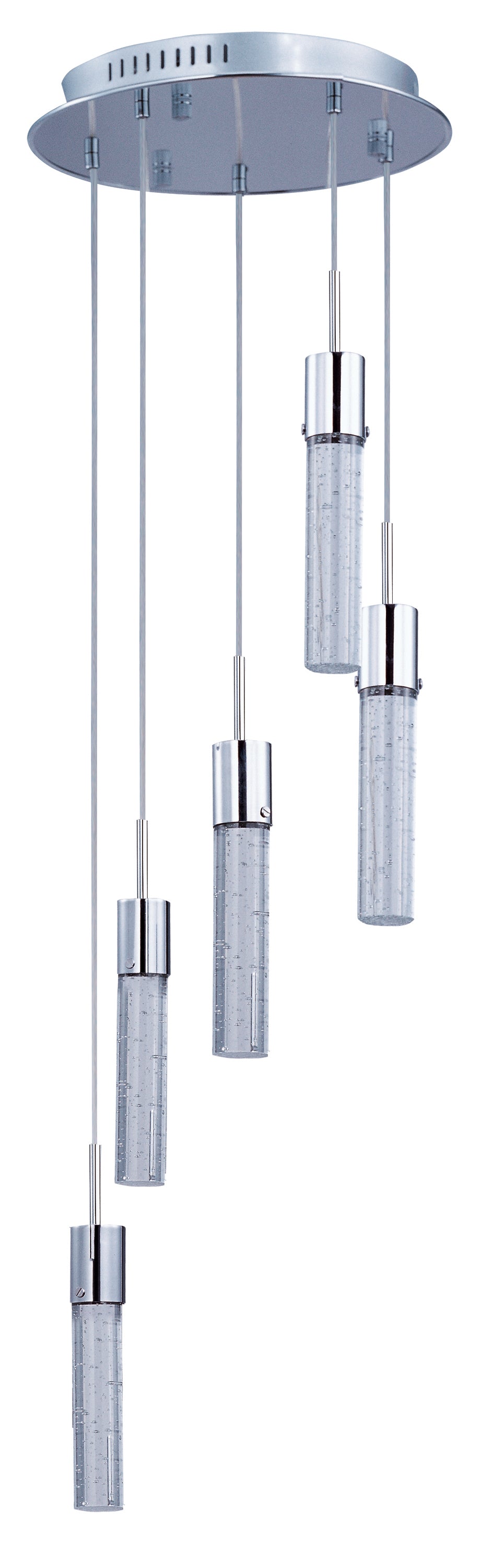 Fizz IV - LED Pendant in Polished Chrome by ET2 Lighting