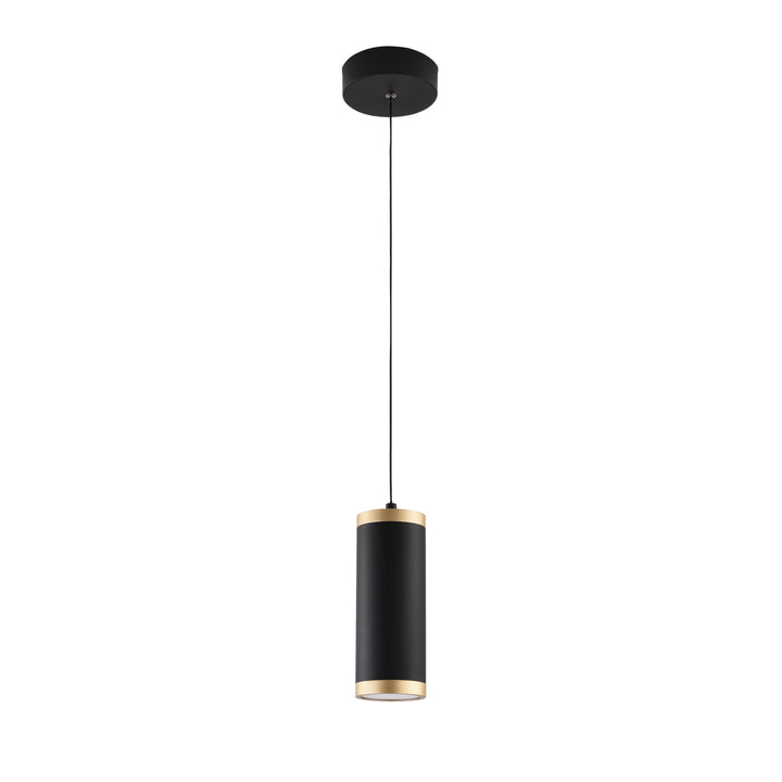 Cuff - Pendant in Black / Gold by ET2 Lighting