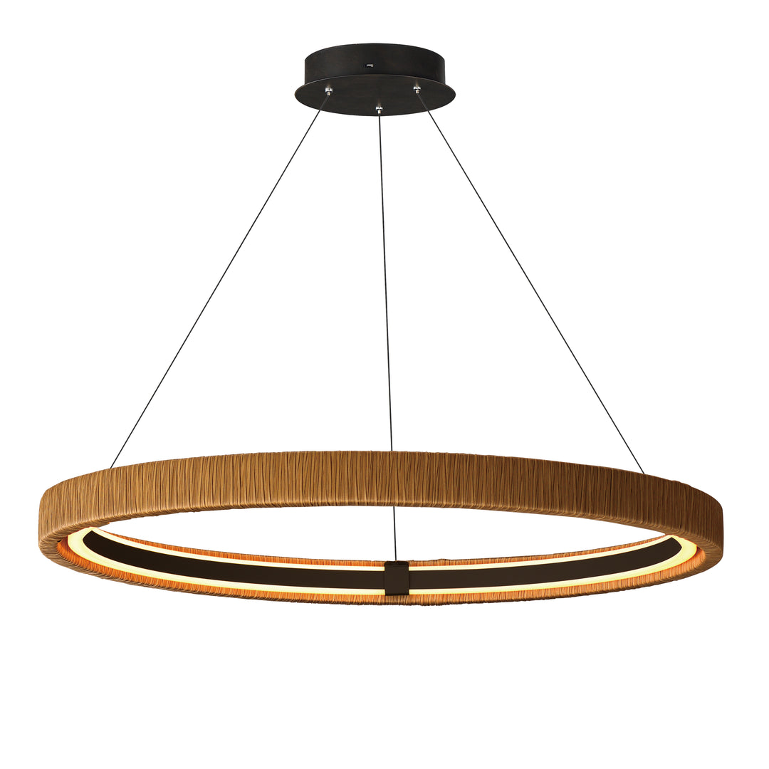 Kaia - LED Pendant 5CCT in Natural by ET2 Lighting