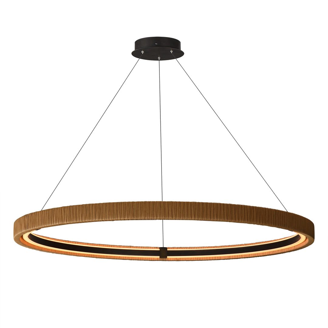 Kaia - LED Pendant 5CCT in Natural by ET2 Lighting
