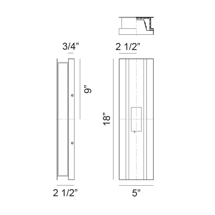 Onyx - LED 2 Light Outdoor Wall Light