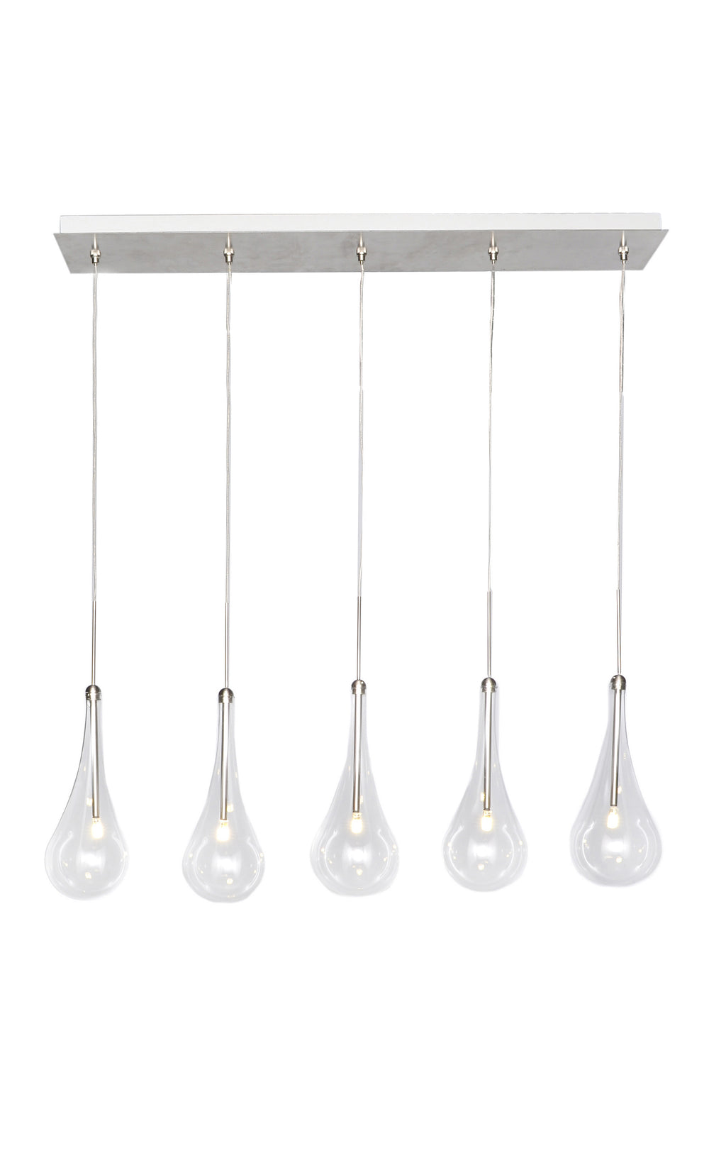 Larmes - Multiple Light Linear Pendant, 31.5" x 4.5", by ET2 Lighting