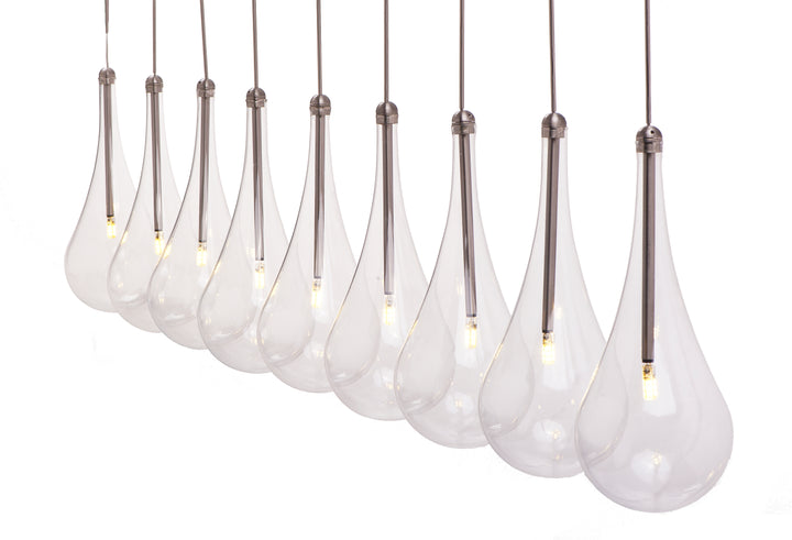 Larmes - Multiple Light Linear Pendant by ET2 Lighting - view 10