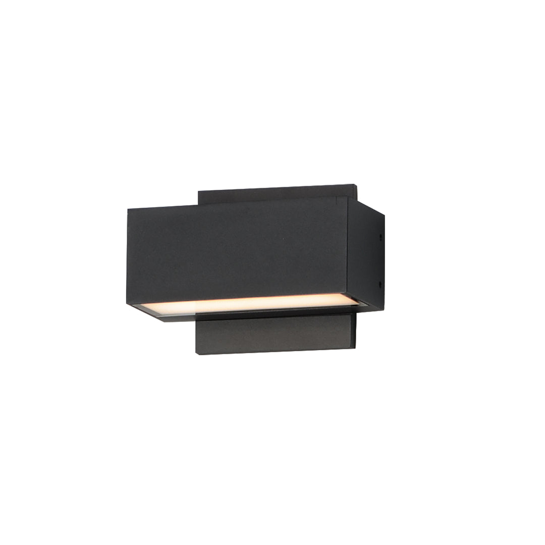 Blok - LED Outdoor Wall Sconce in Black by ET2 Lighting