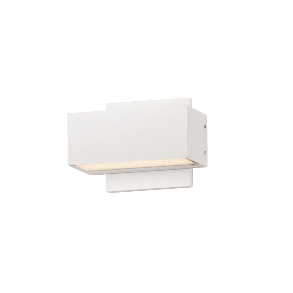 Blok - LED Outdoor Wall Sconce in White by ET2 Lighting