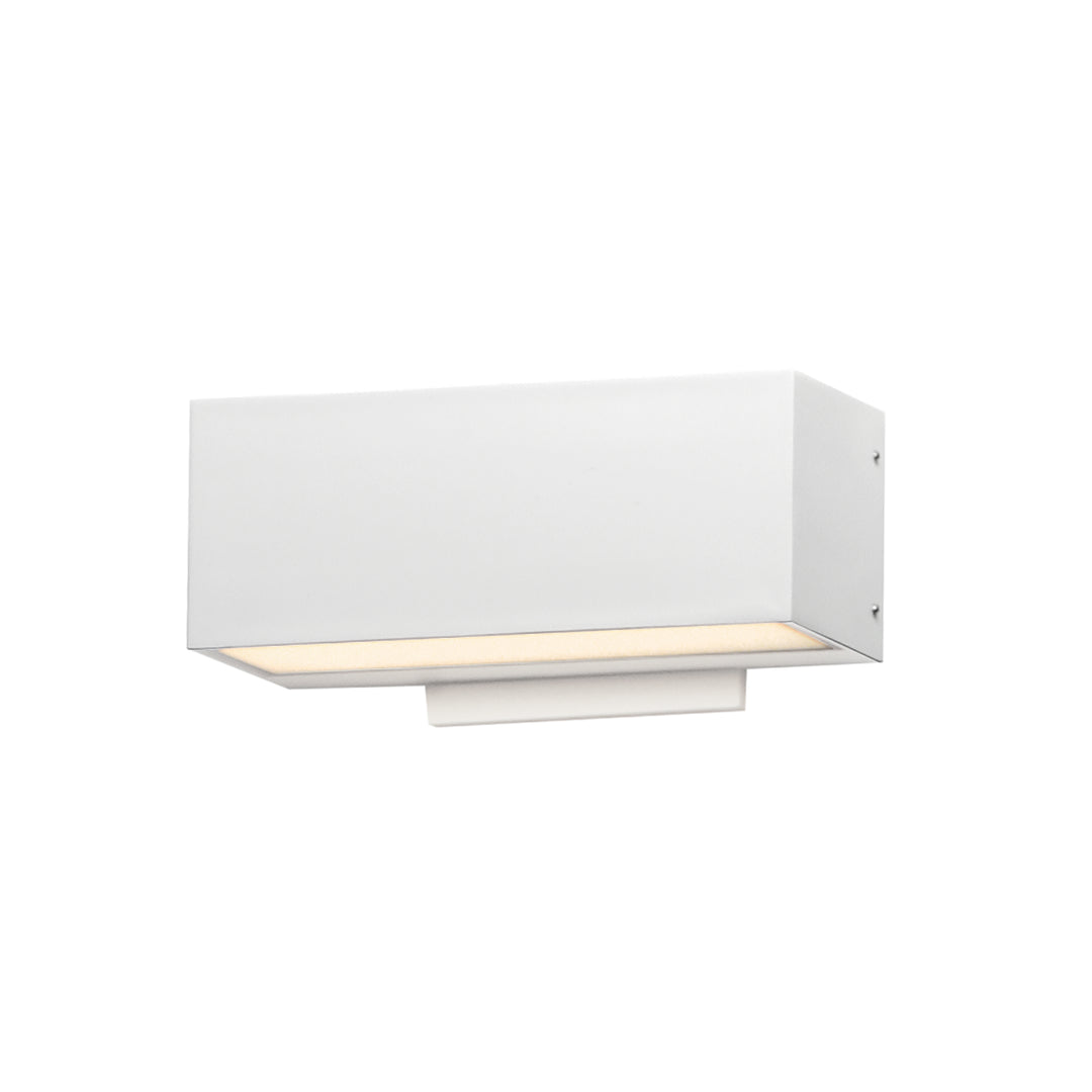 Blok - LED Outdoor Wall Sconce in White by ET2 Lighting