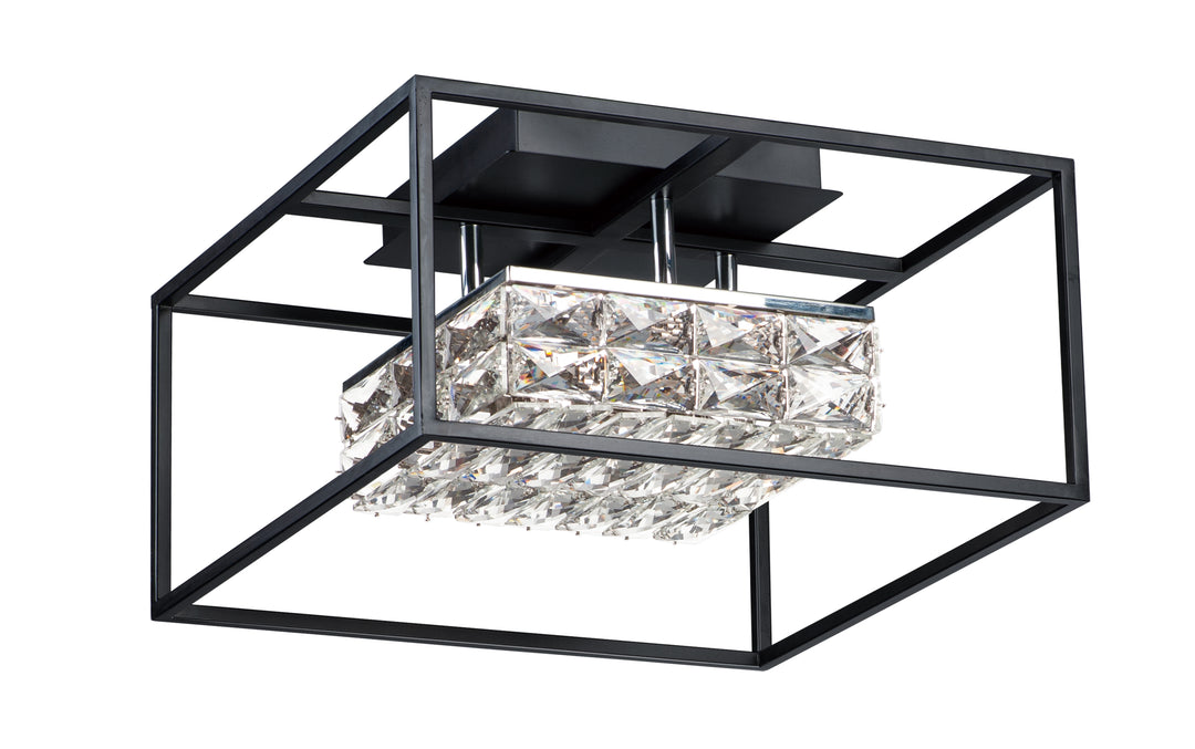Zephyr - LED Flush Mount in Black by ET2 Lighting