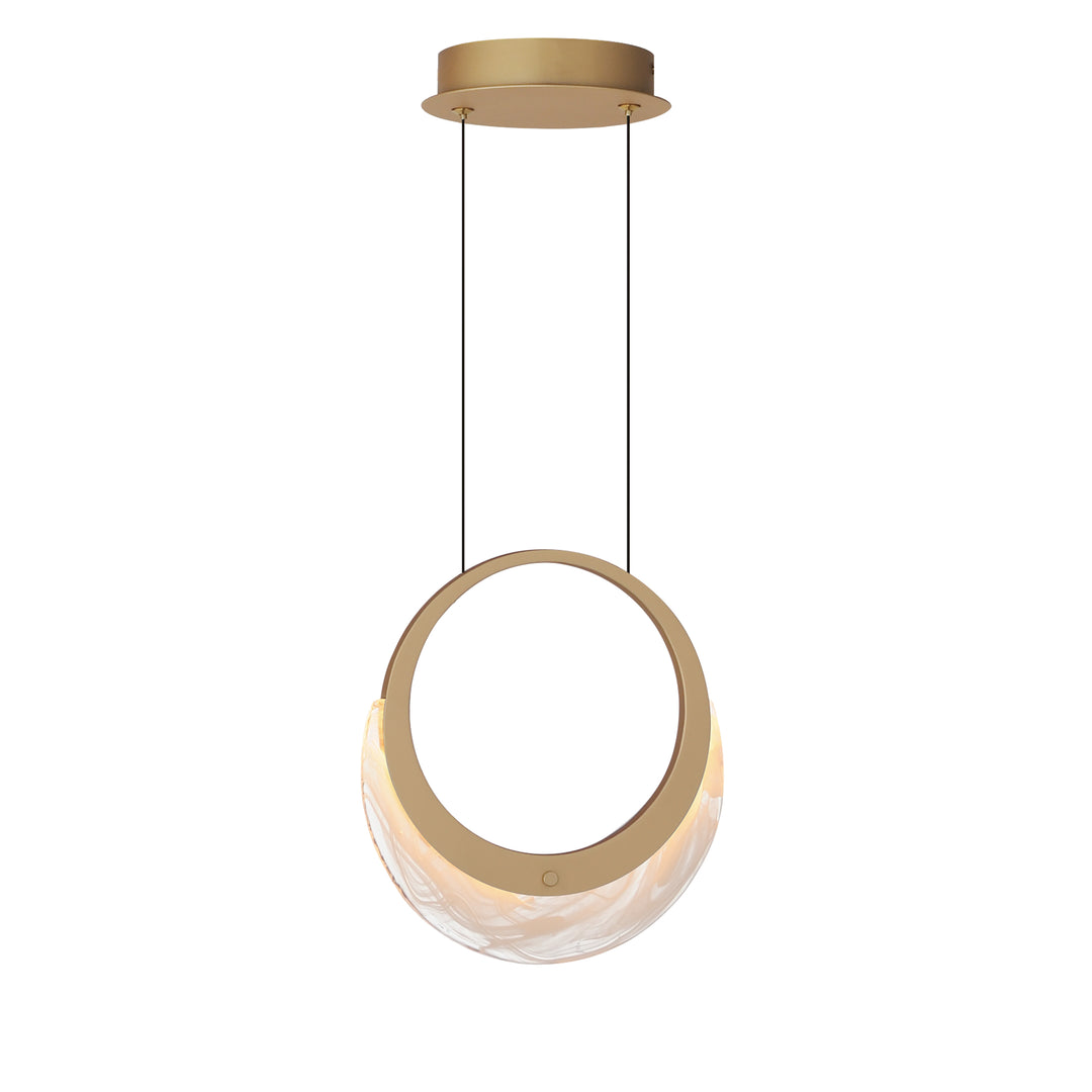 Lyra - LED Pendant in Gold by ET2 Lighting