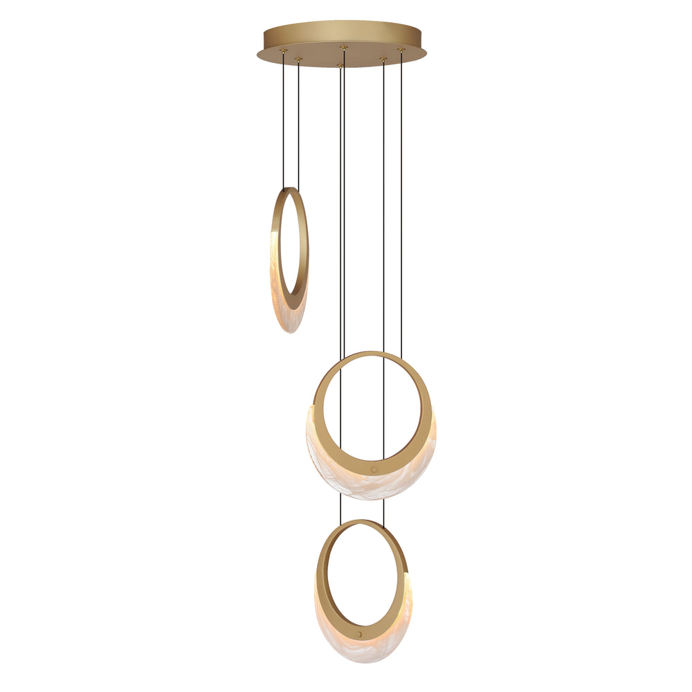 Lyra - LED Pendant in Gold by ET2 Lighting