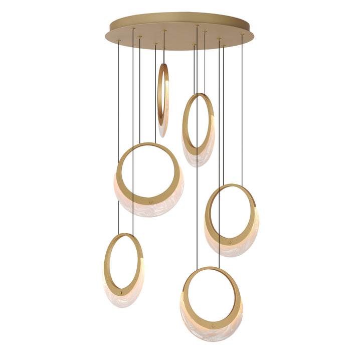 Lyra - LED Pendant in Gold by ET2 Lighting