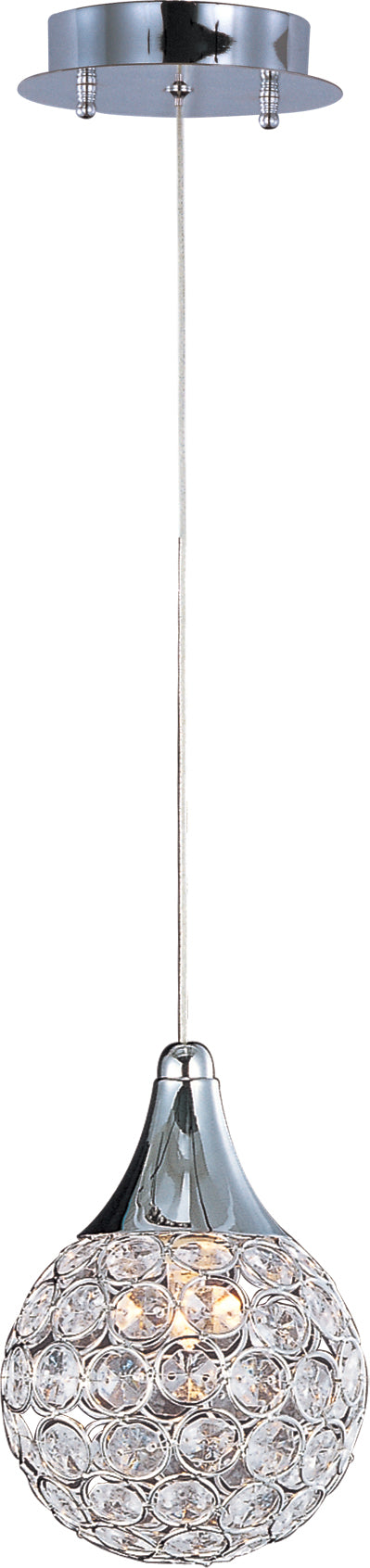 Brilliant - 1-Light Pendant in Polished Chrome by ET2 Lighting