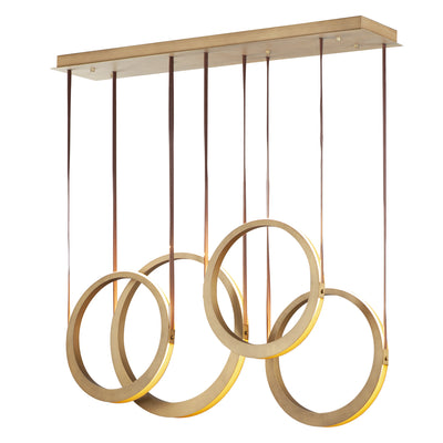 Tether - Multiple Light LED Linear Pendant