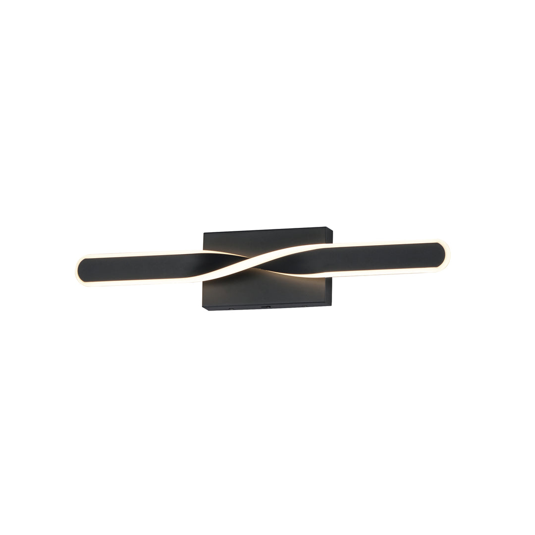 Pirouette - LED Bath Vanity 5CCT in Black by ET2 Lighting