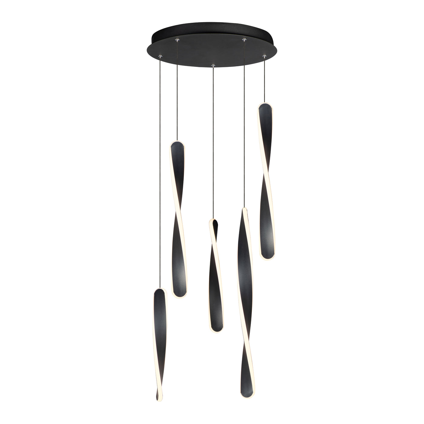Pirouette - 5 Light LED Pendant