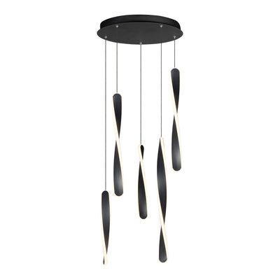 Pirouette - 5 Light LED Pendant