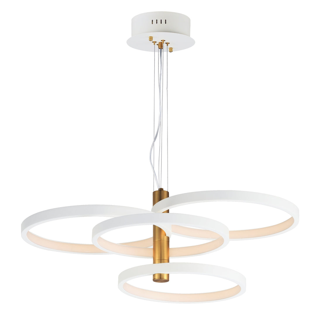 Hoopla - 4 Light LED Pendant