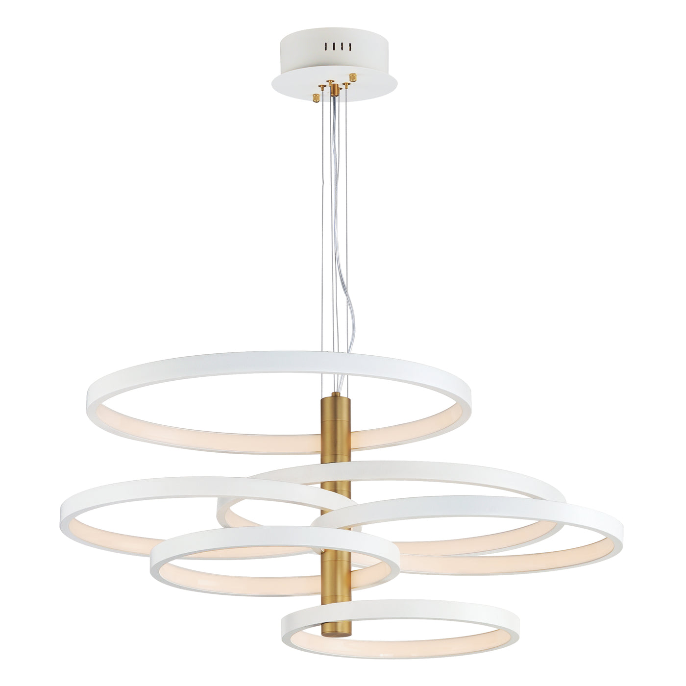 Hoopla - 6 Light LED Chandelier