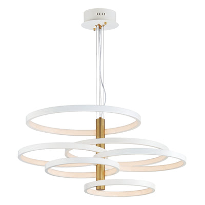Hoopla - 6 Light LED Chandelier