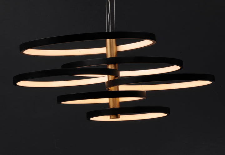 Hoopla - 6 Light LED Chandelier