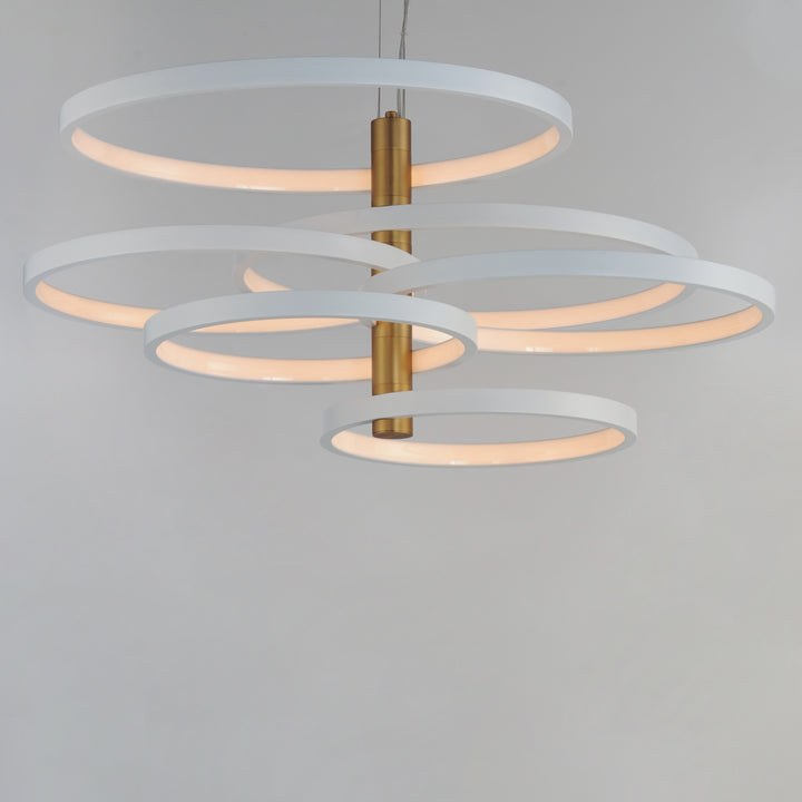 Hoopla - 6 Light LED Chandelier