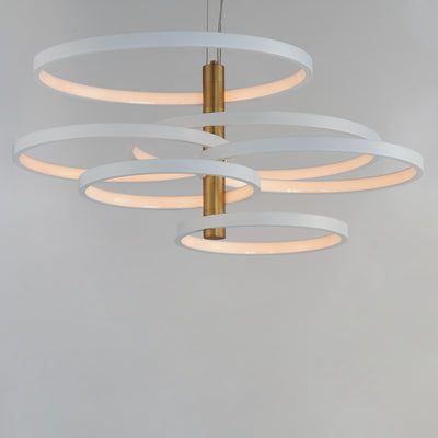 Hoopla - 6 Light LED Chandelier